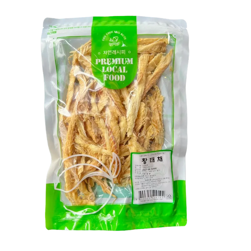 [CHI-0007] Dried Pollock Strips 100G