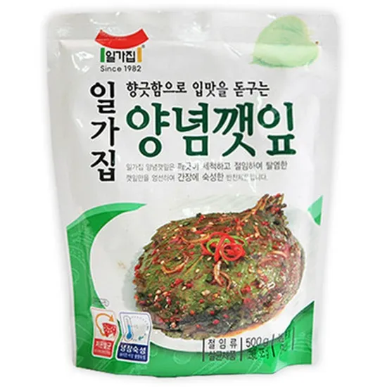 [CH-KMCHI-0029] ILMI Seasoned Sesame Leaves 500G