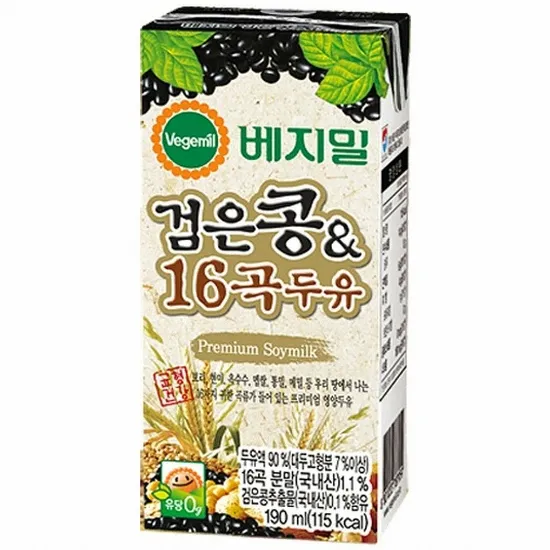JEONG Soybean Milk – Black Bean 16 Grain 190ML