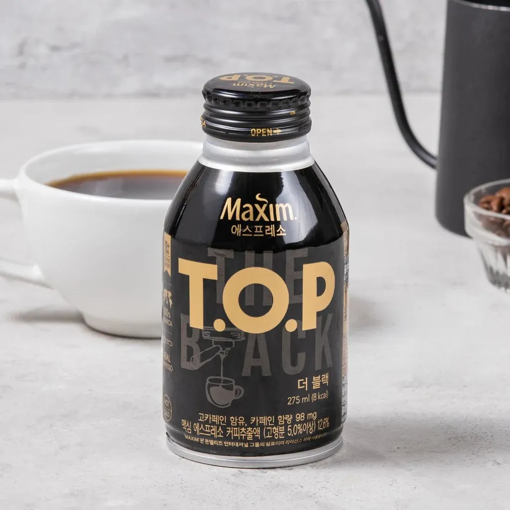 [GR-BEV-0033] DONGSUH Canned Coffee Drink – TOP Black 275ML