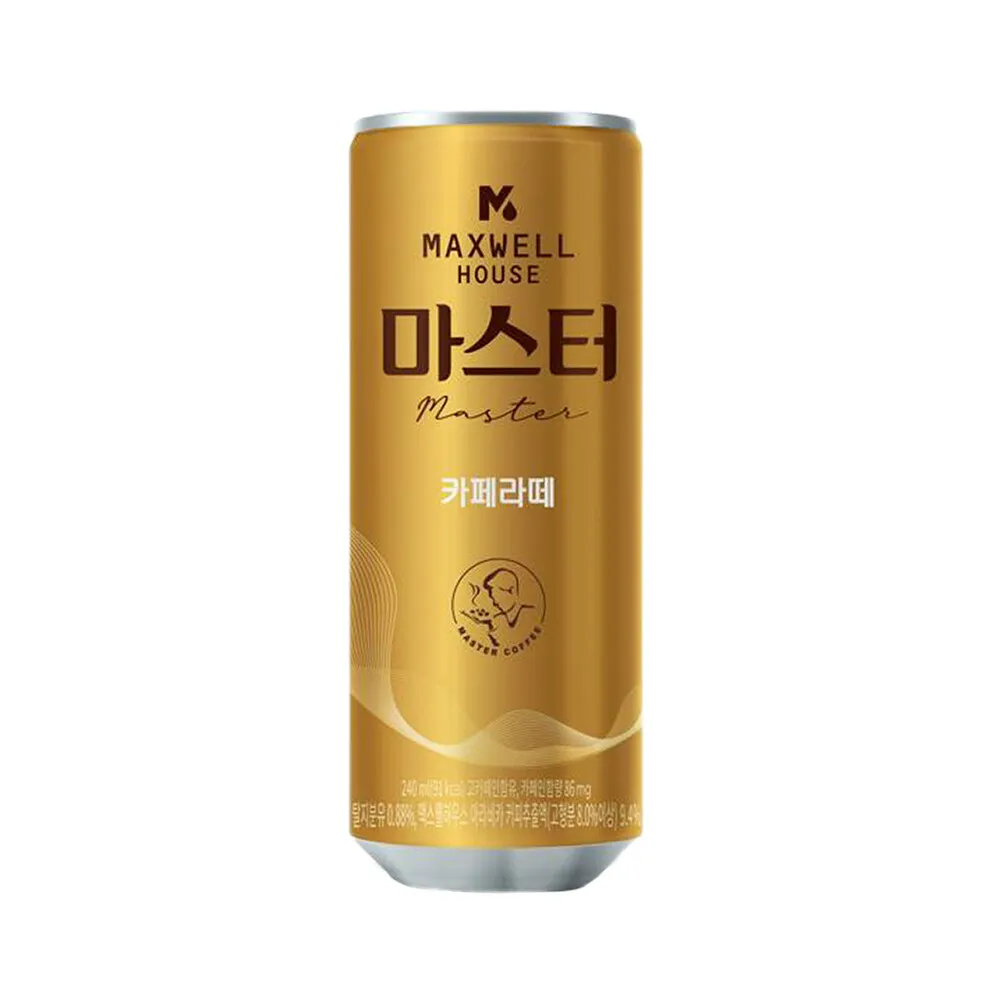 [GR-BEV-0035] 동서 맥스웰 마스터 캔커피(카페라떼) 240ML