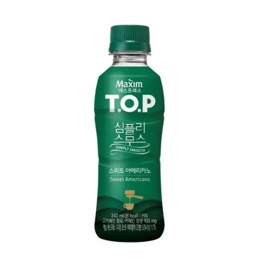 [GR-BEV-0039] 동서 맥심 TOP 심플리 스무스 스위트 아메리카노 240ML