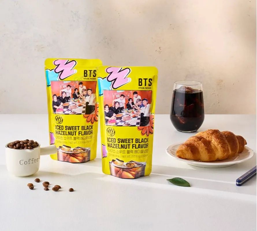 [GR-BEV-0063] hy-BTS 파우치 커피(스위트블랙 헤이즐넛) 230ML
