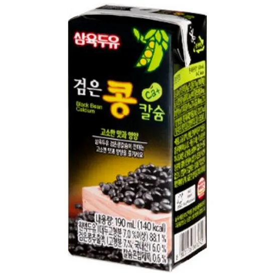 [GR-BEV-0070] 삼육 검은콩칼슘두유(팩) 190ML
