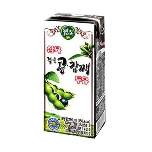 [GR-BEV-0071] SAMYUK Black Bean & Sesame Soy Milk 190ML