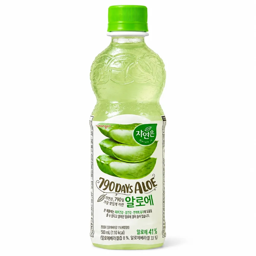 [GR-BEV-0084] WOONGJIN Soft Aloe Drink 500ML (Exp: 10-Sep-2026)