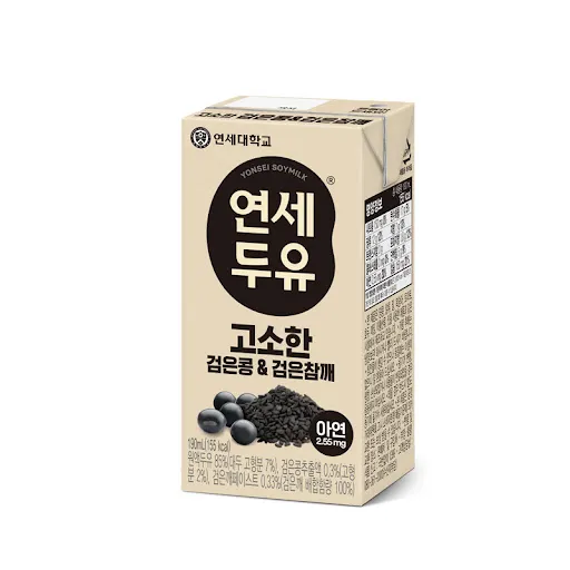 [GR-BEV-0103] 연세 두유 고소한 검은콩&검은참깨 190ML