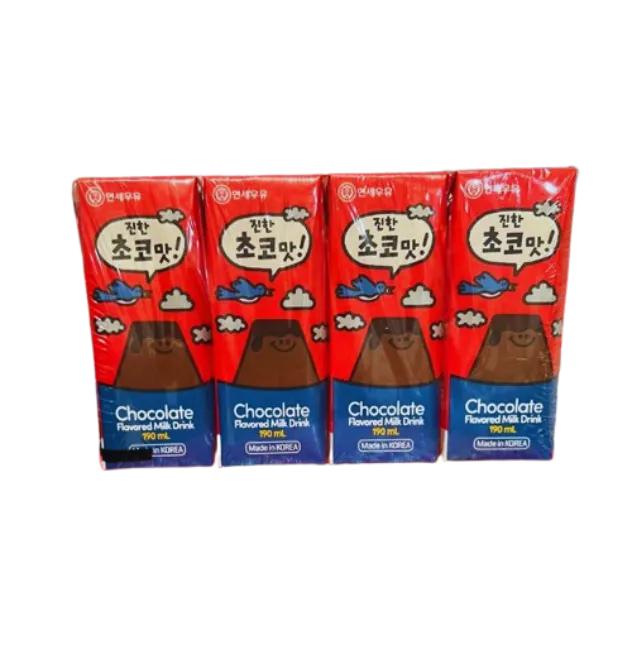 [GR-BEV-0110] 연세 마카데미아 초코우유(수출용) 190ML*4EA (Exp: 31-Aug-2026)