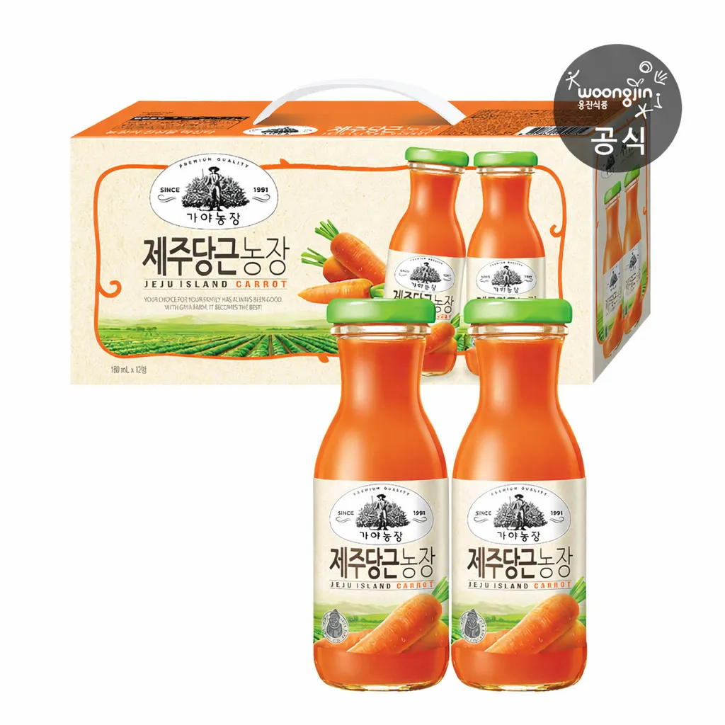 [GR-BEV-0114] 가야 당근농장(병) 180ML