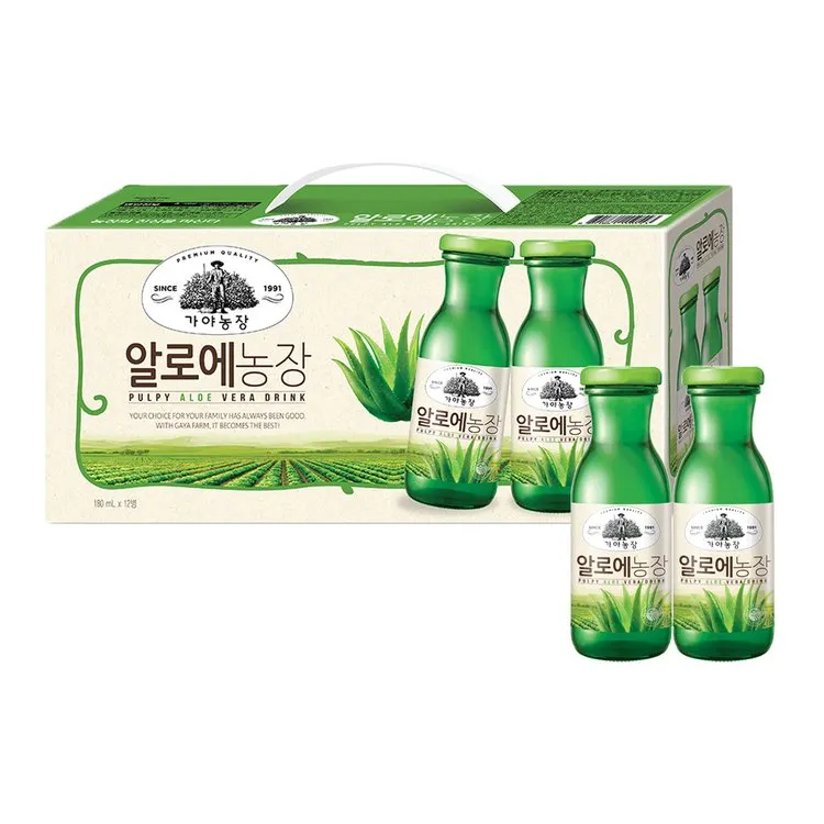 [GR-BEV-0116] GAYA Pulpy Aloe Vera Drink 180ML (Exp:10-Sep-2026)