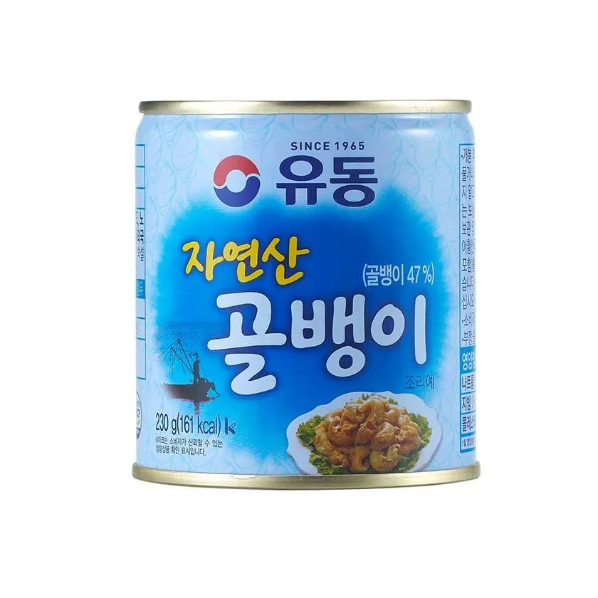 [GR-CANNED-0001] YOODONG Canned Whelk – Golbaengi 230G