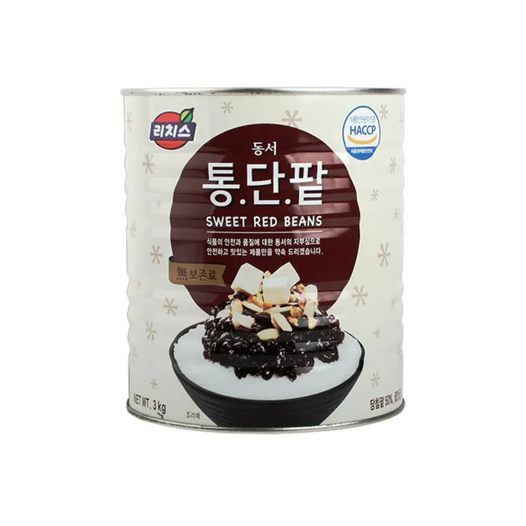 [GR-CANNED-0003] DONGSUH Boiled Red Bean – Patbingsu 3KG