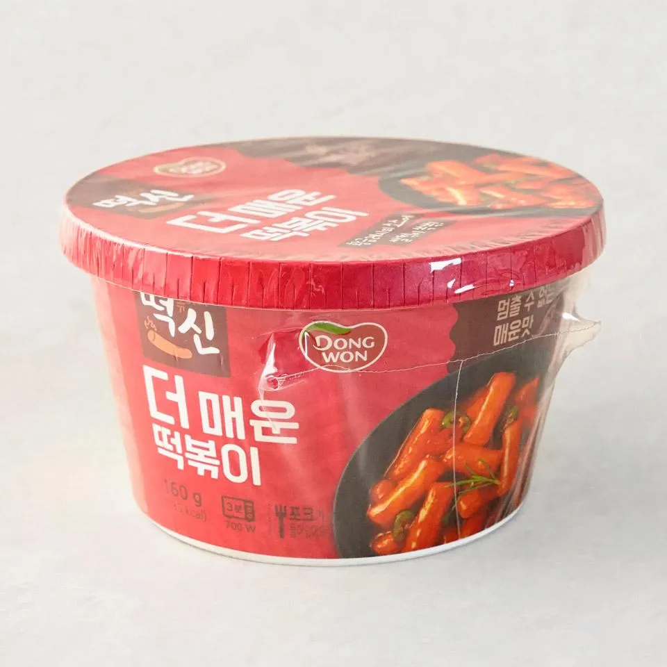 [GR-RAMEN-0004] DONGWON Cup Topokki – Hot Spicy 160G (Exp: 16-Aug-2026)