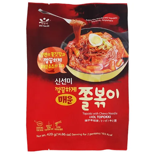 SHINSUNMI Topokki – Chewy Noodle 12/2*210G
