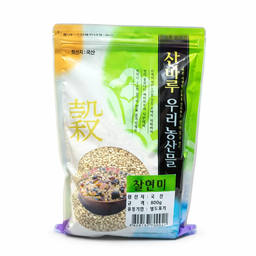 WOORI Glutinous Brown Rice 800G