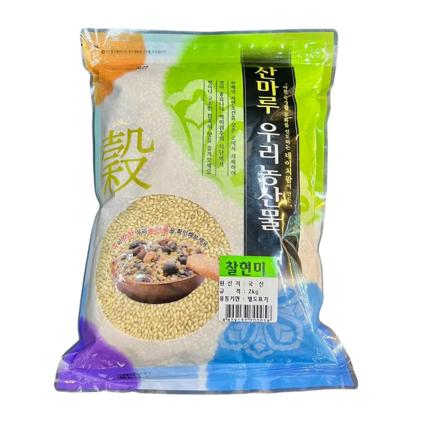 WOORI Glutinous Brown Rice 2KG