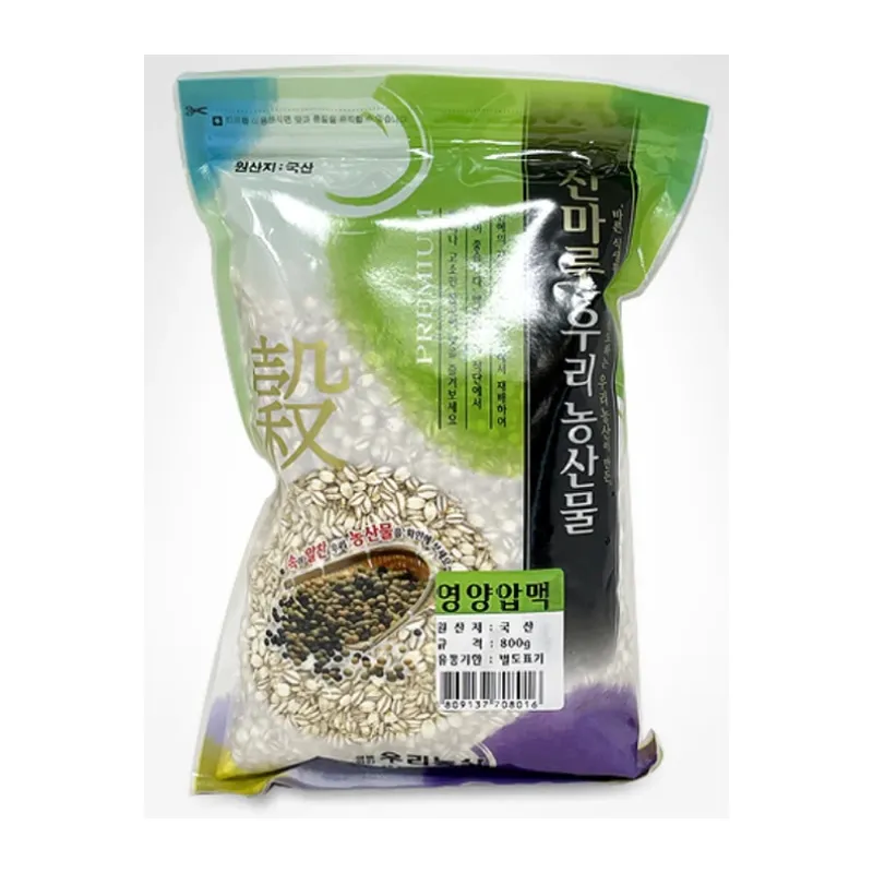 [GR-RICE-0042] WOORI Pressed Barley 800G