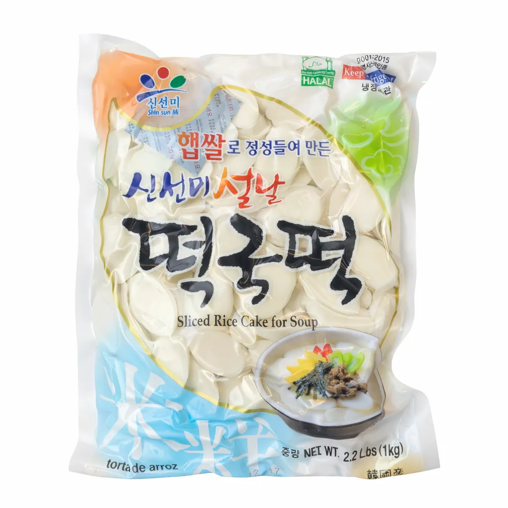 SHINSUNMI Sliced Rice Cake – KMF Halal 1KG