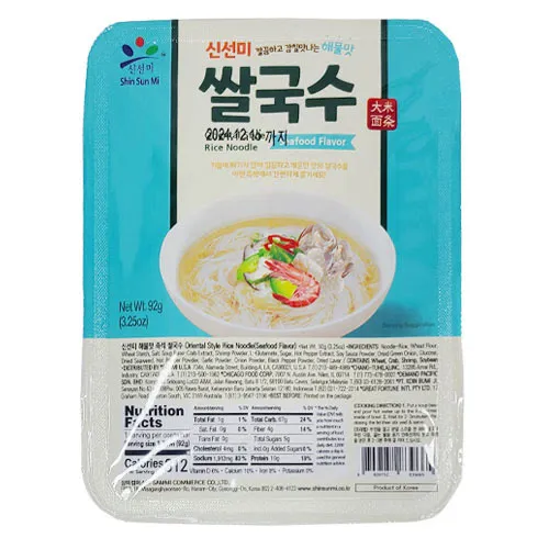 SHINSUNMI Oriental Style Rice Noodle – Seafood 6/92G