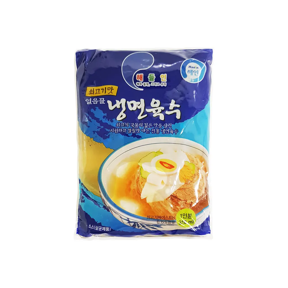 EOLEUMGOL Buckwheat Noodles Soup – Beef Flavor 310ML*5