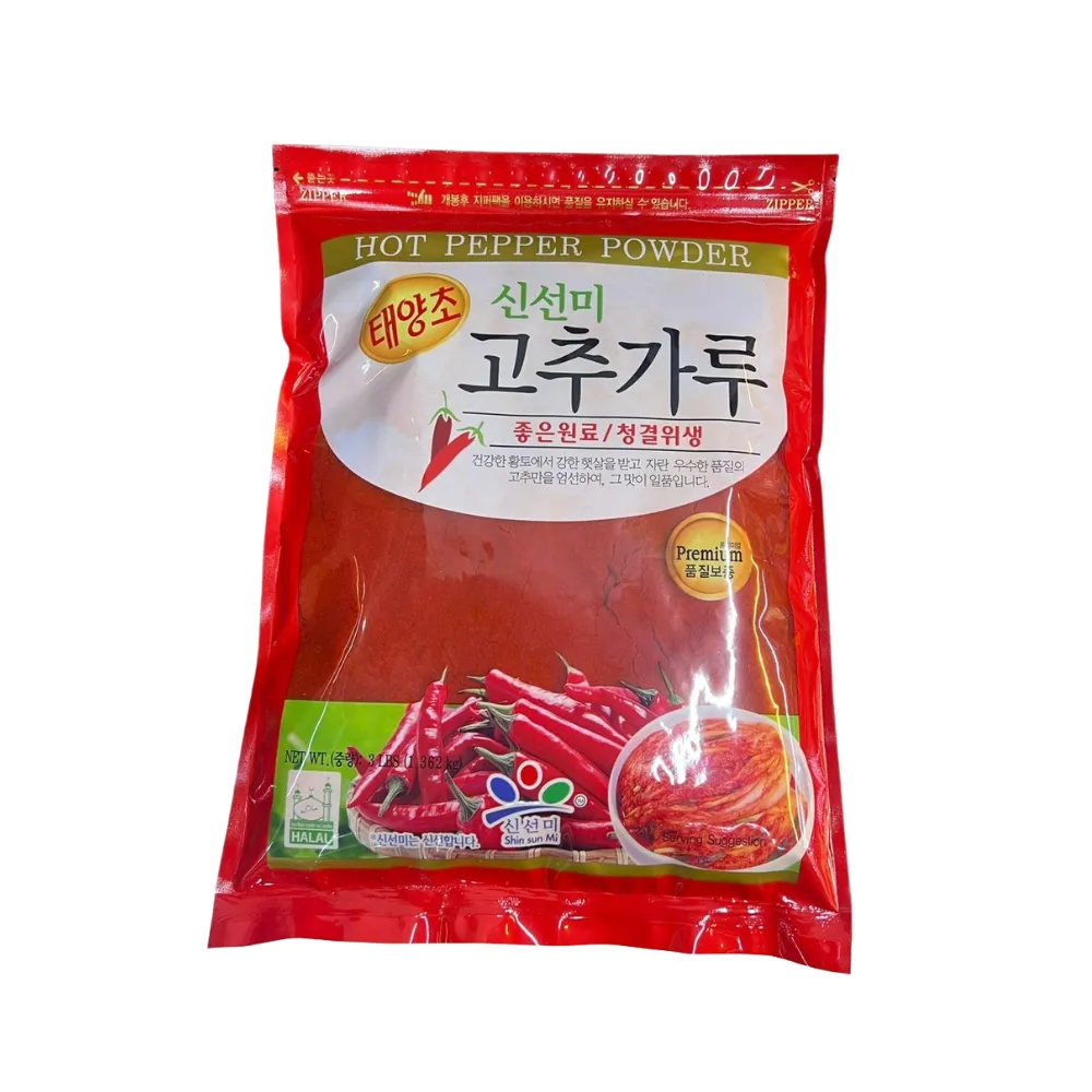[GR-SAUCE-0006] SHINSUNMI Red Pepper Powder (Fine) – KMF Halal 1.362KG(3LBS)