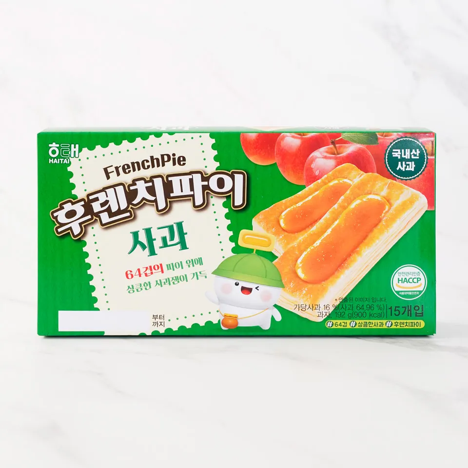 [GR-SNACK-0003] HAITAI Sweet Pie – French Pie Apple 192G