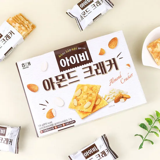[GR-SNACK-0009] HAITAI Sweet Biscuits – Ivy Almond 178G