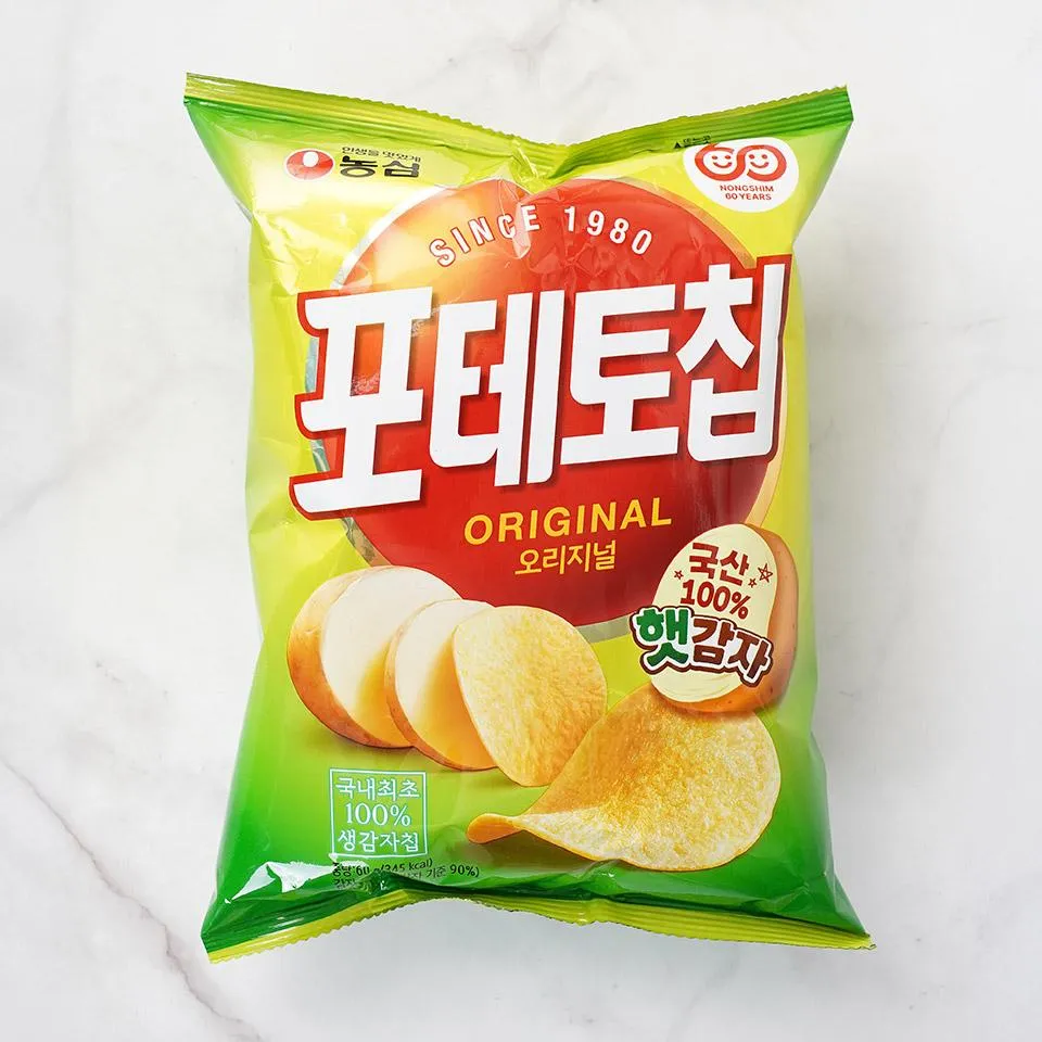 [GR-SNACK-0018] 농심 칩포테이토(오리지날) 60G (Exp:25-Aug-2026)