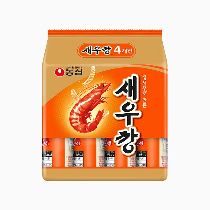 [GR-SNACK-0020] NONGSHIM Snack – Mini Shrimp (30G*4)*8EA