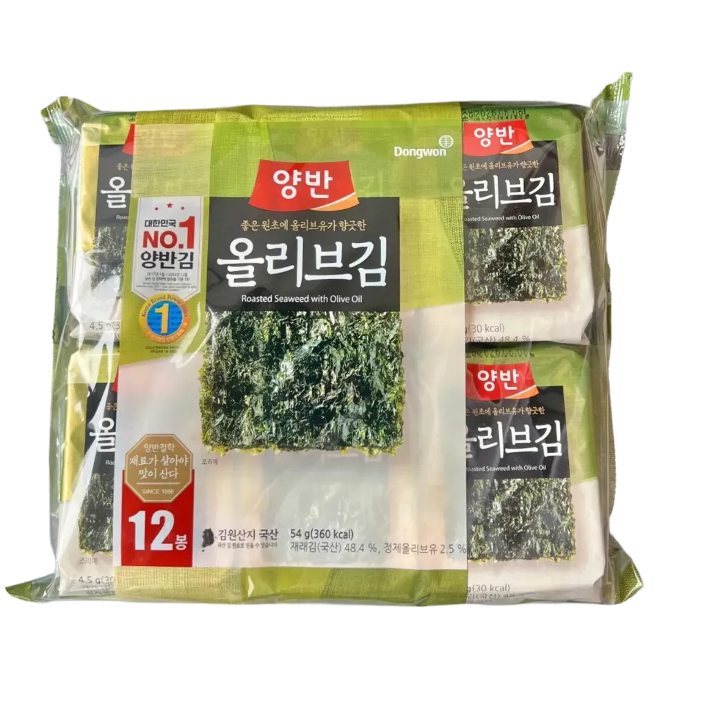 [GR-SNACK-0034] 올리브김[식탁12P(10매)]
