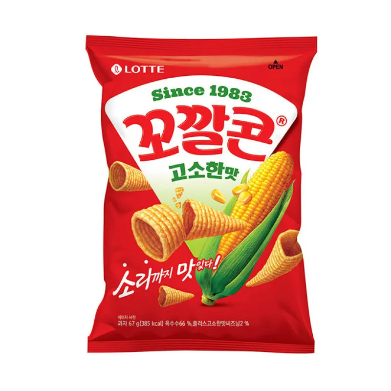 LOTTE Snack – Kkokkalcorn Goso 67G