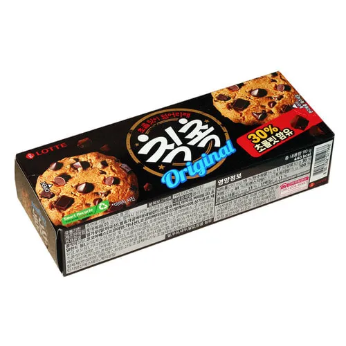 [GR-SNACK-0044] LOTTE Sweet Biscuits – Chik Choc 90G
