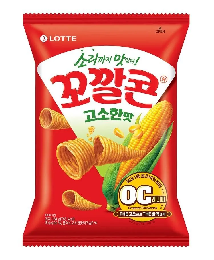 LOTTE Snack – Kkokkalcorn Goso 134G