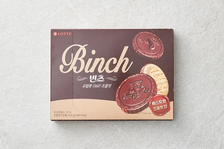 [GR-SNACK-0054] LOTTE Sweet Biscuits – Binch 204 G