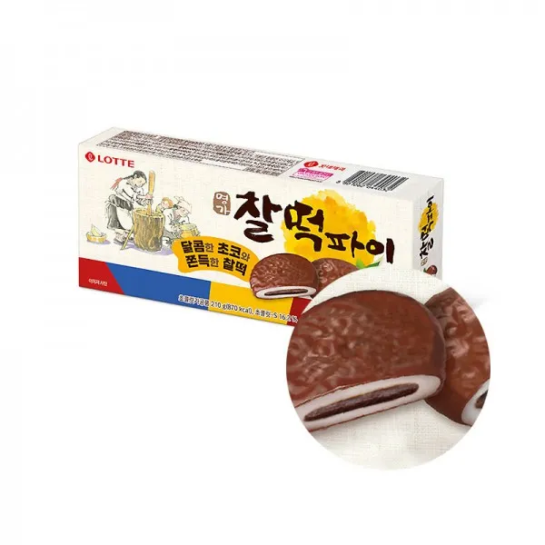 [GR-SNACK-0056] LOTTE Sweet Pie – Chaltteok 210G