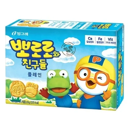 [GR-SNACK-0065] 빙그레 뽀로로와 친구들 65G