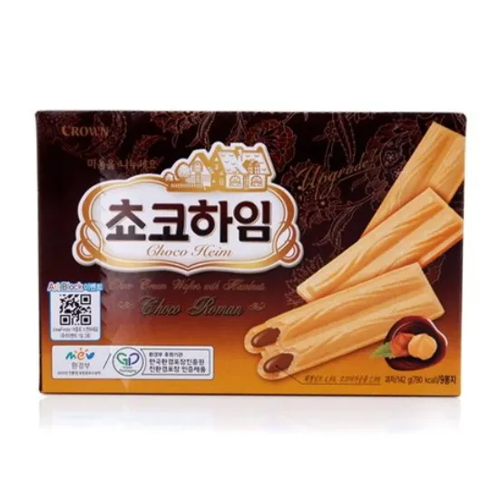 [GR-SNACK-0072] CROWN Sweet Cookie – Choco Heim 142G (Exp: 24-Aug-2026)