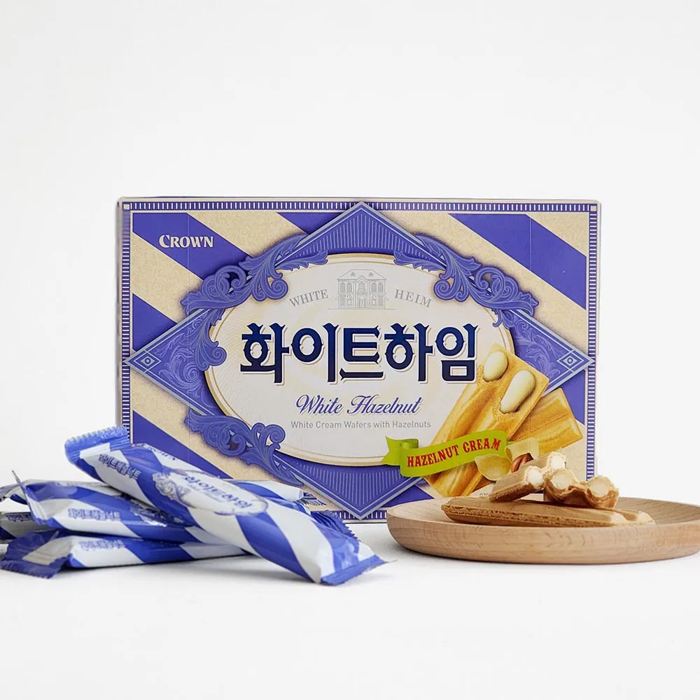 [GR-SNACK-0073] CROWN Sweet Biscuits – White Heim 47G (Exp: 24-Aug-2026)