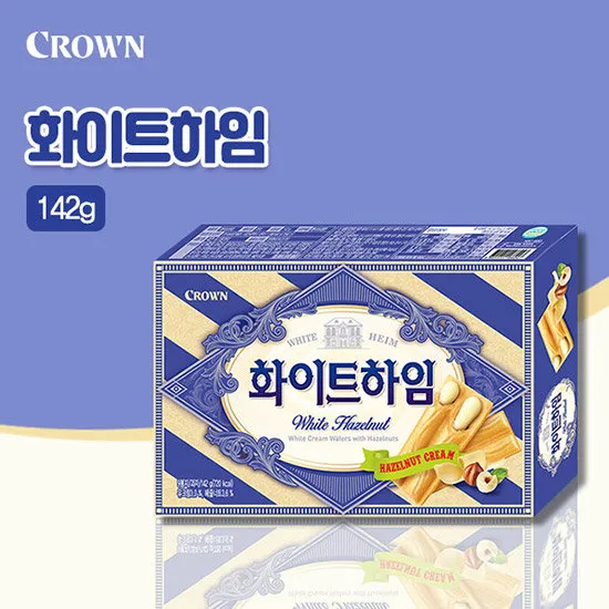 [GR-SNACK-0074] CROWN Sweet Cookie – White Heim 142G