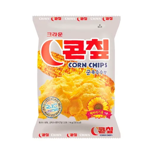 [GR-SNACK-0076] CROWN Snack – Corn Chip Original 70G
