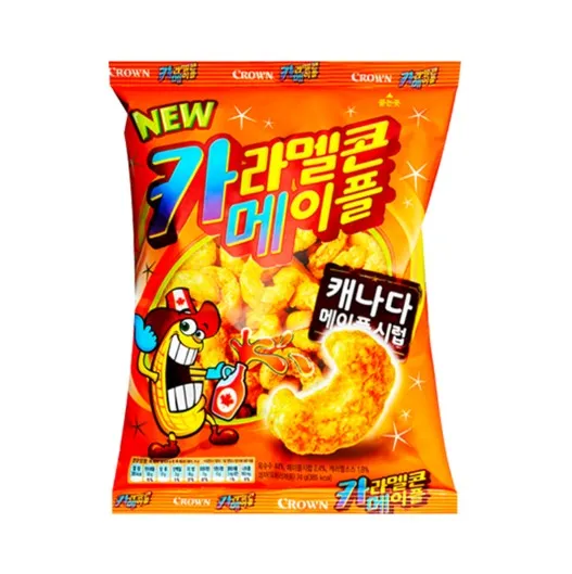 [GR-SNACK-0079] 크라운 카라멜콘 메이플 74G