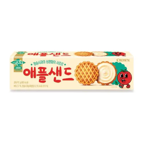 [GR-SNACK-0083] 크라운 애플샌드(소) 91G