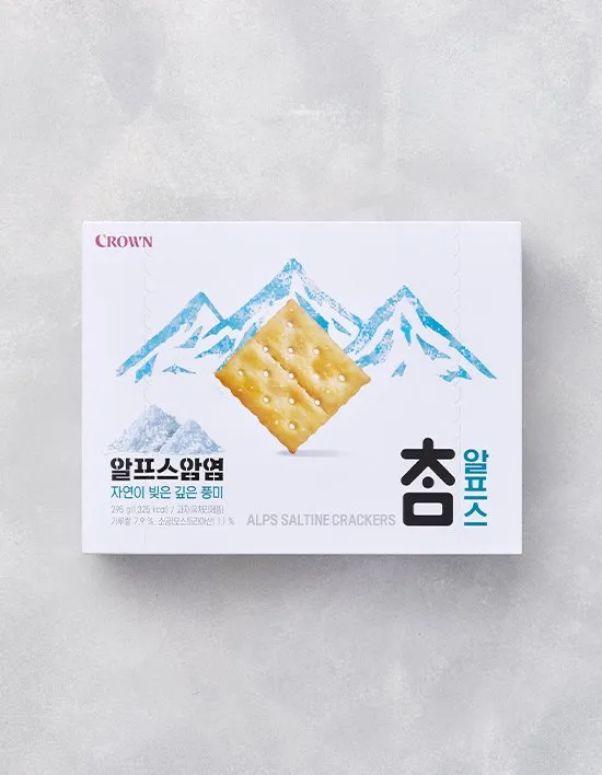 [GR-SNACK-0086] 크라운 참 알프스 295G