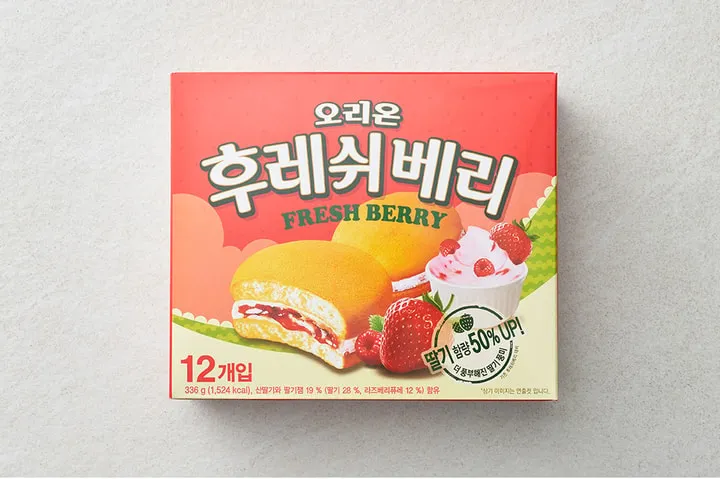 [GR-SNACK-0098] ORION Sweet Pie – Fresh Berry 336G