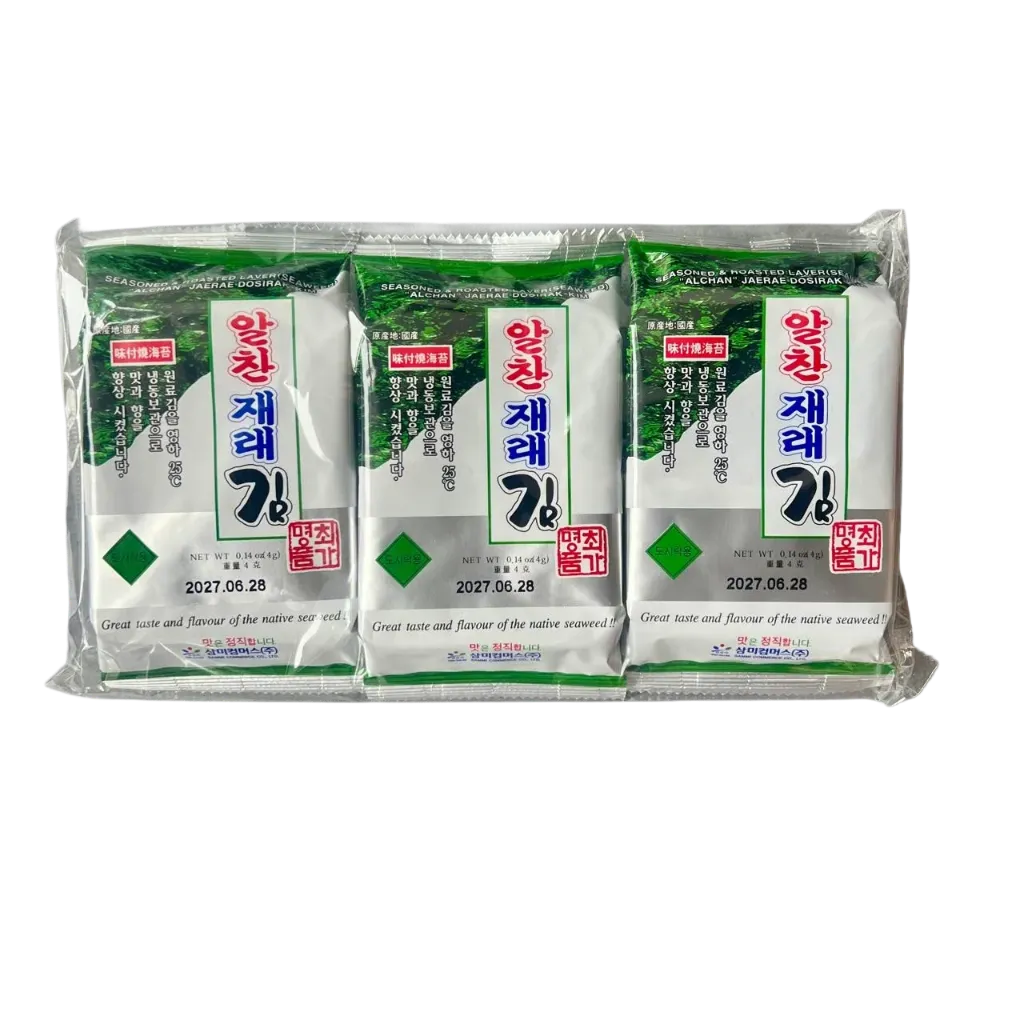 [GR-SNACK-0110] ALCHAN Roasted Laver – Doshirak 3P*9SHT(6G)