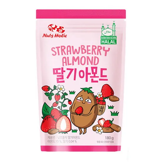 [GR-SNACK-0113] 넛츠홀릭 딸기아몬드-KMF HALAL 180G