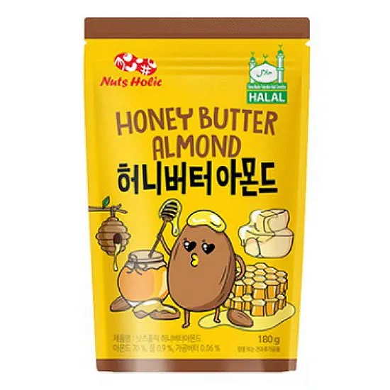 [GR-SNACK-0114] NUTSHOLIC Honey Butter Almond 180G