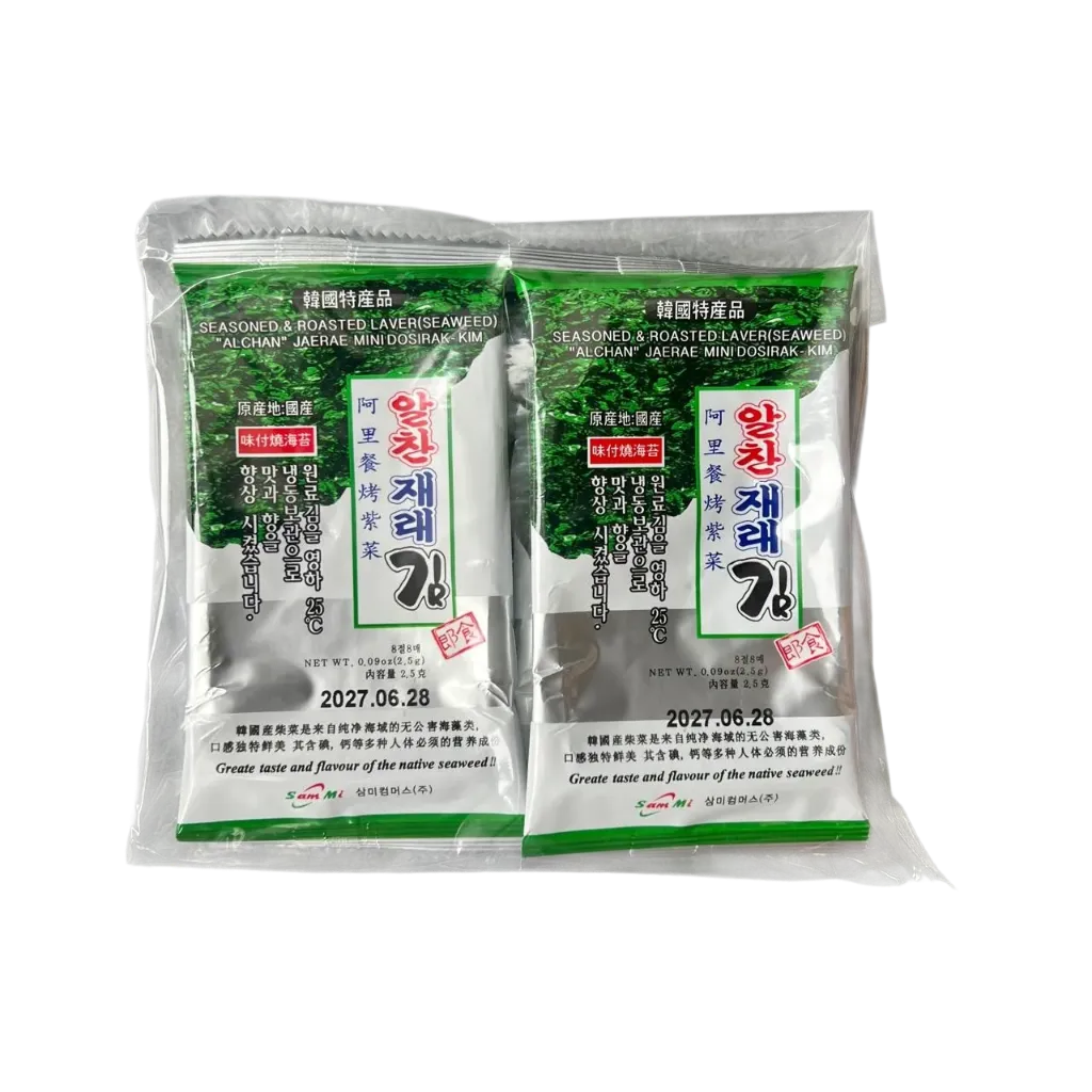 [GR-SNACK-0121] ALCHAN Roasted Laver Mini 10P*8SHT(2.5G)