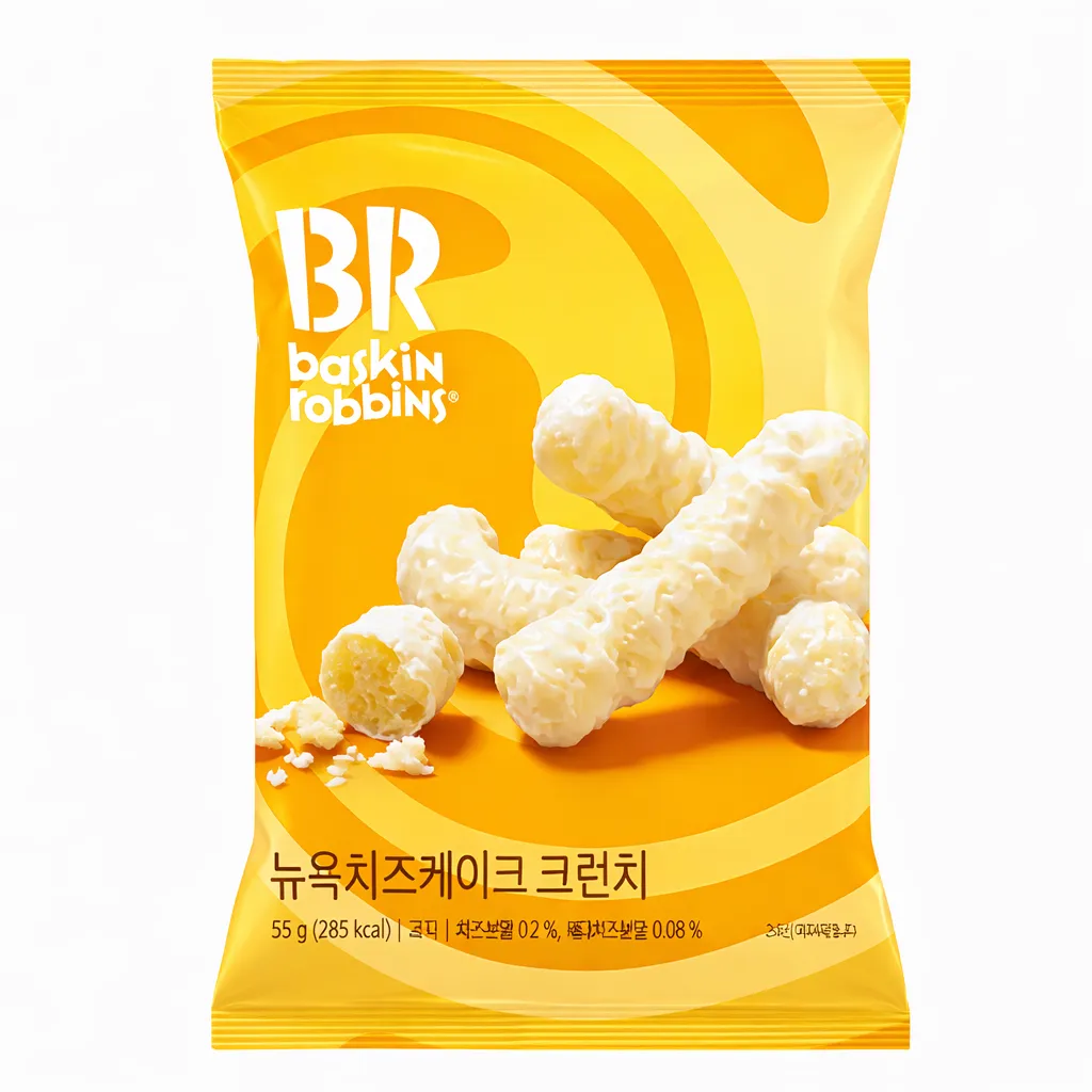 [GR-SNACK-0142] BASKIN Crunch – Cheese Cake 55G