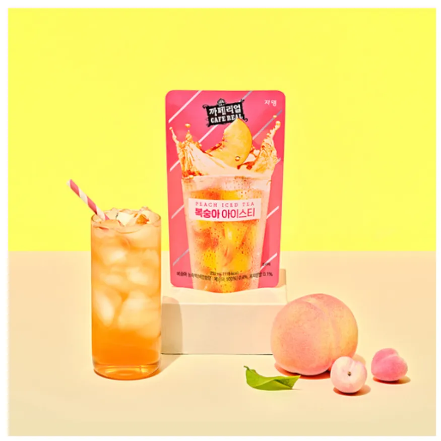 쟈뎅 까페리얼 복숭아 아이스티 230ml